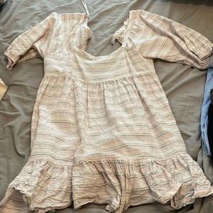 Easter Pink Striped Dress